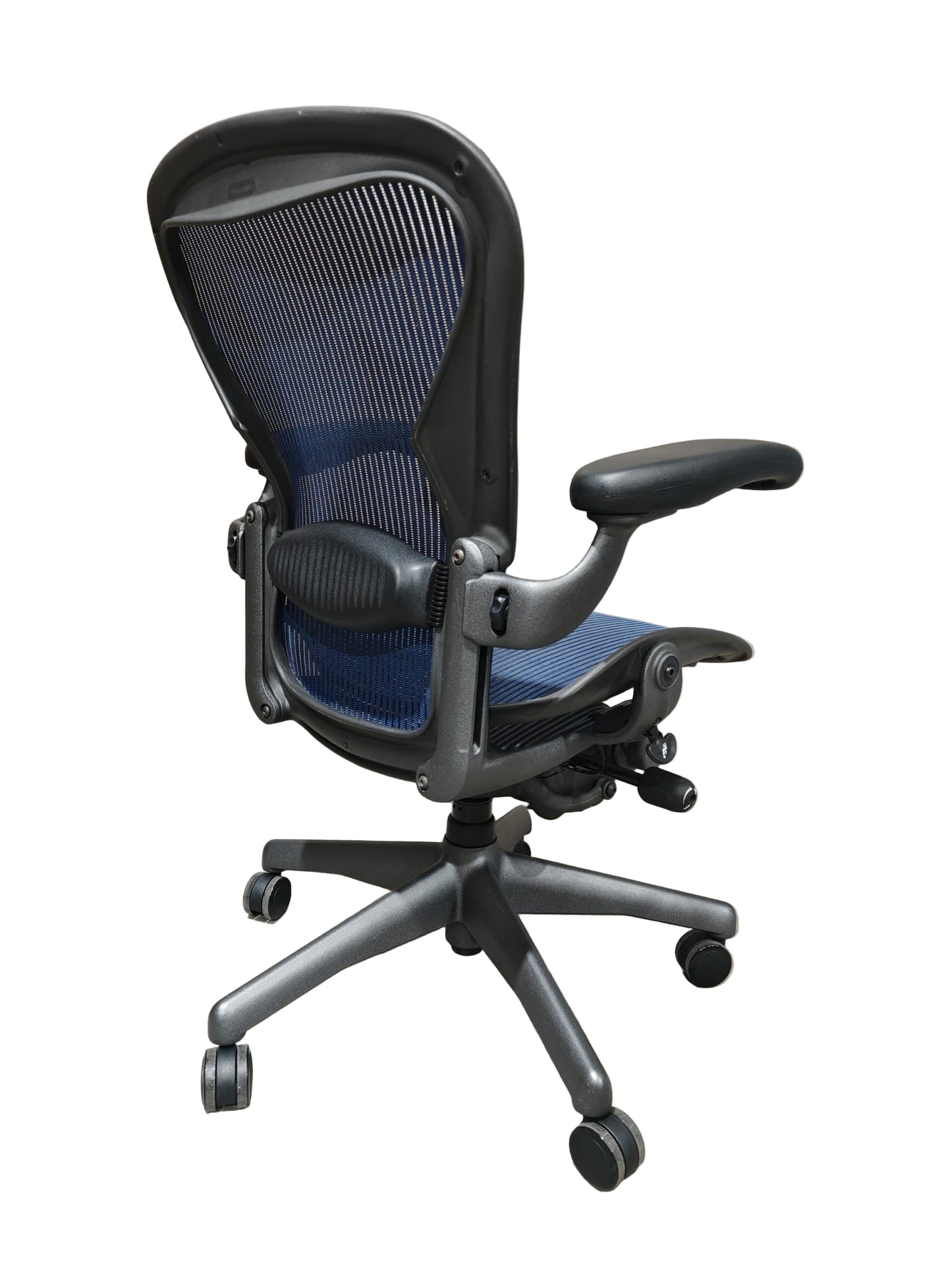 Refurbished Herman Miller Aeron Classic Blue Pellicle