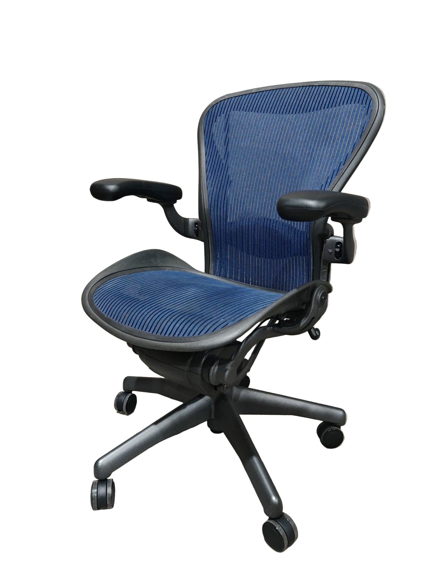 Refurbished Herman Miller Aeron Classic Blue Pellicle